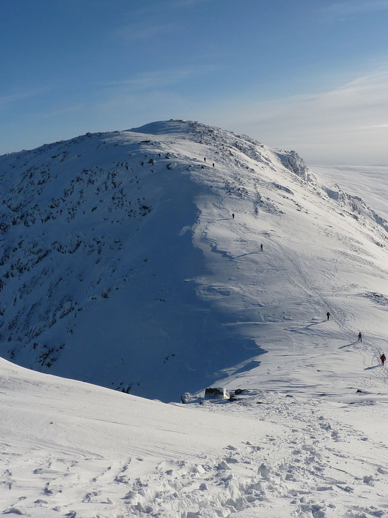 Hart Crag in the snow